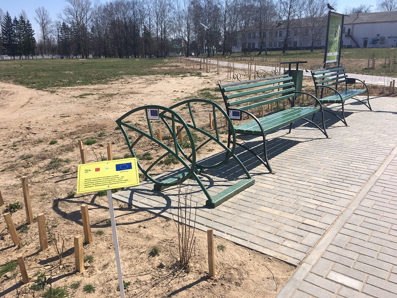 Открытие велодорожки в Чаусах