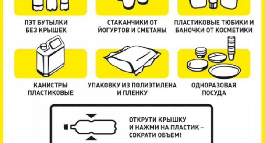 Наклейки для мусорных контейнеров