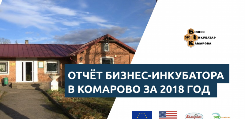Годовой отчет бизнес-инкубатора в Комарово 2018